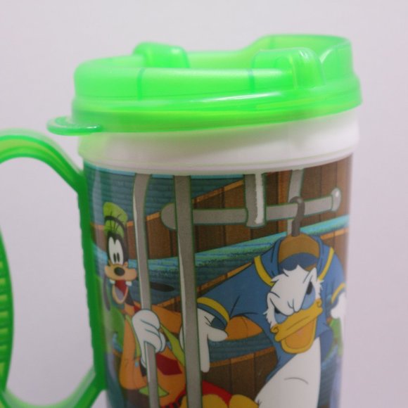 Walt Disney Parks Rapid Fill Travel Mug gREEN Top 7Inch Disney Whirley Rapid Cup - Picture 4 of 10